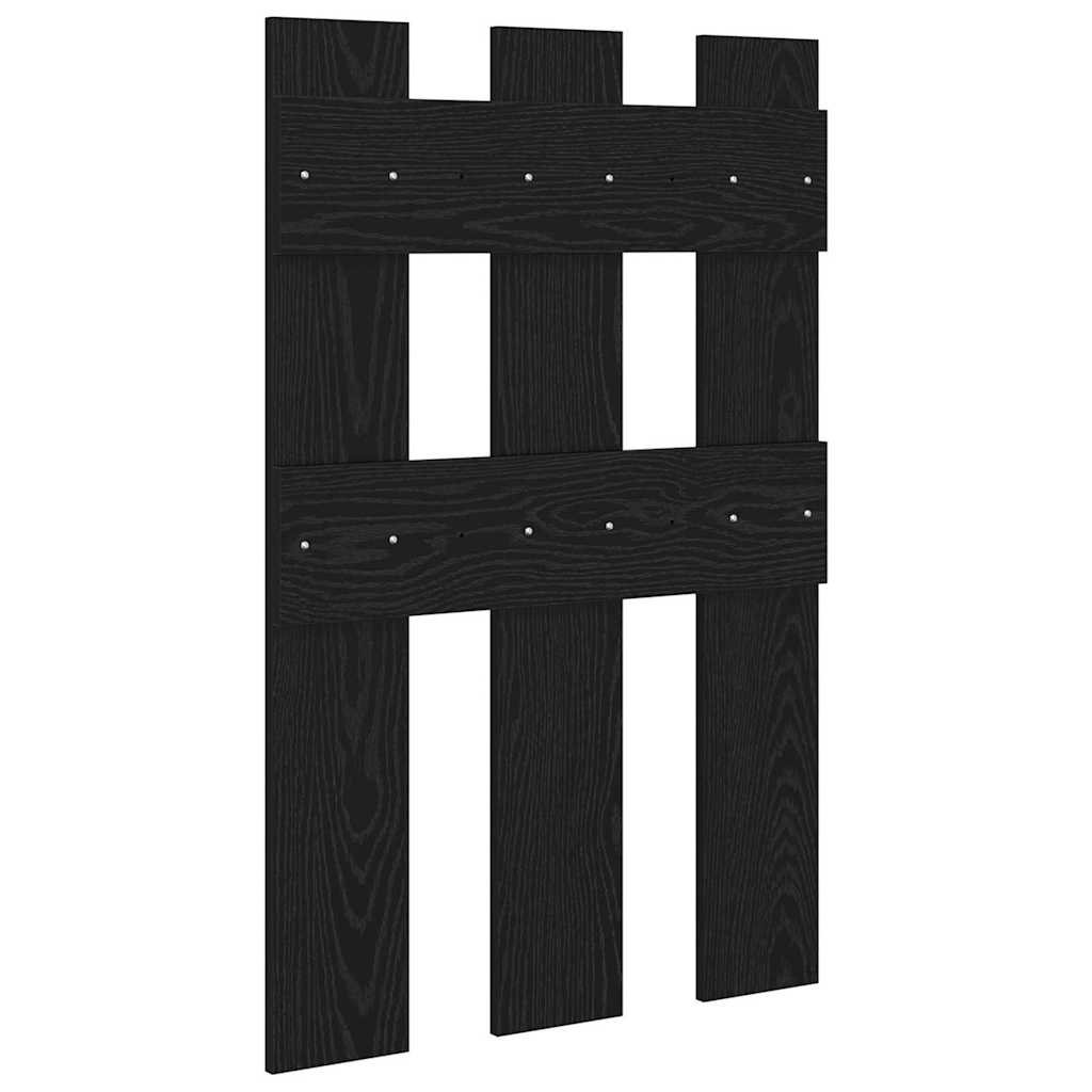Vješalica za kapute na zidu Zidne Crni hrast 65 x 3 x 100 cm