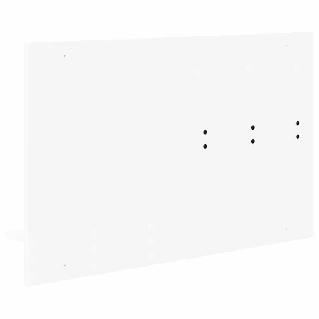 Vješalica za kapute na zidu s policom Bijelo 90 x 10 x 50 cm