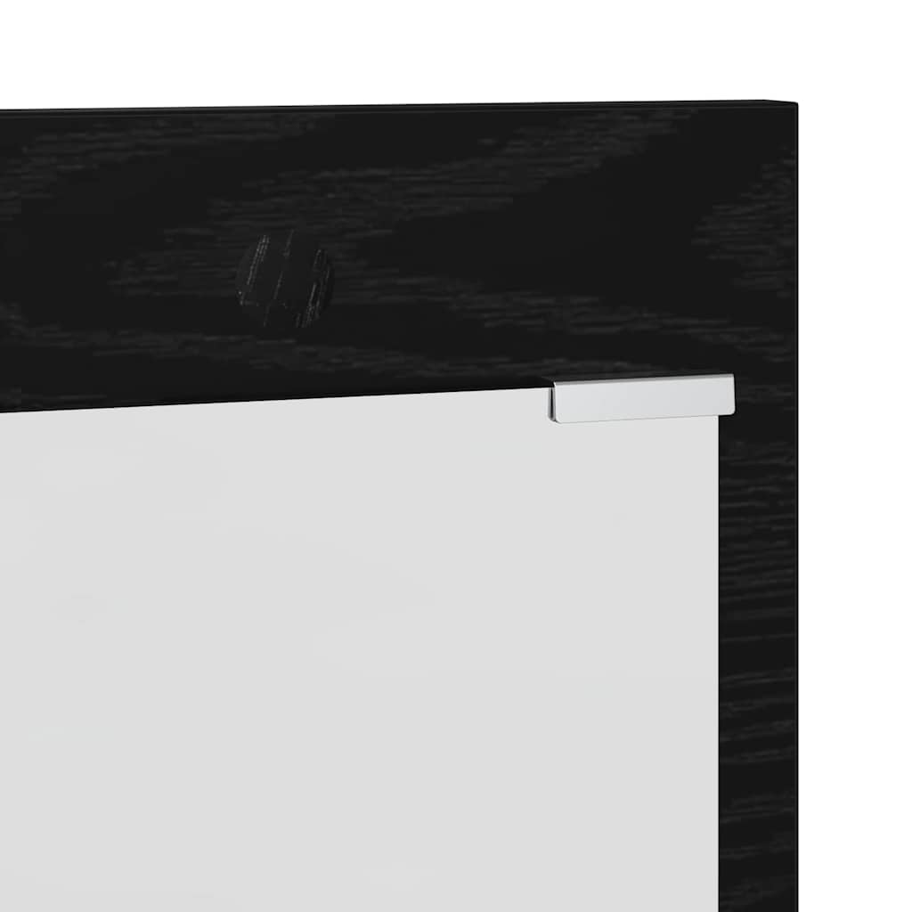 Vješalica za kapute na zidu Zidne Crni hrast 90 x 10 x 50 cm