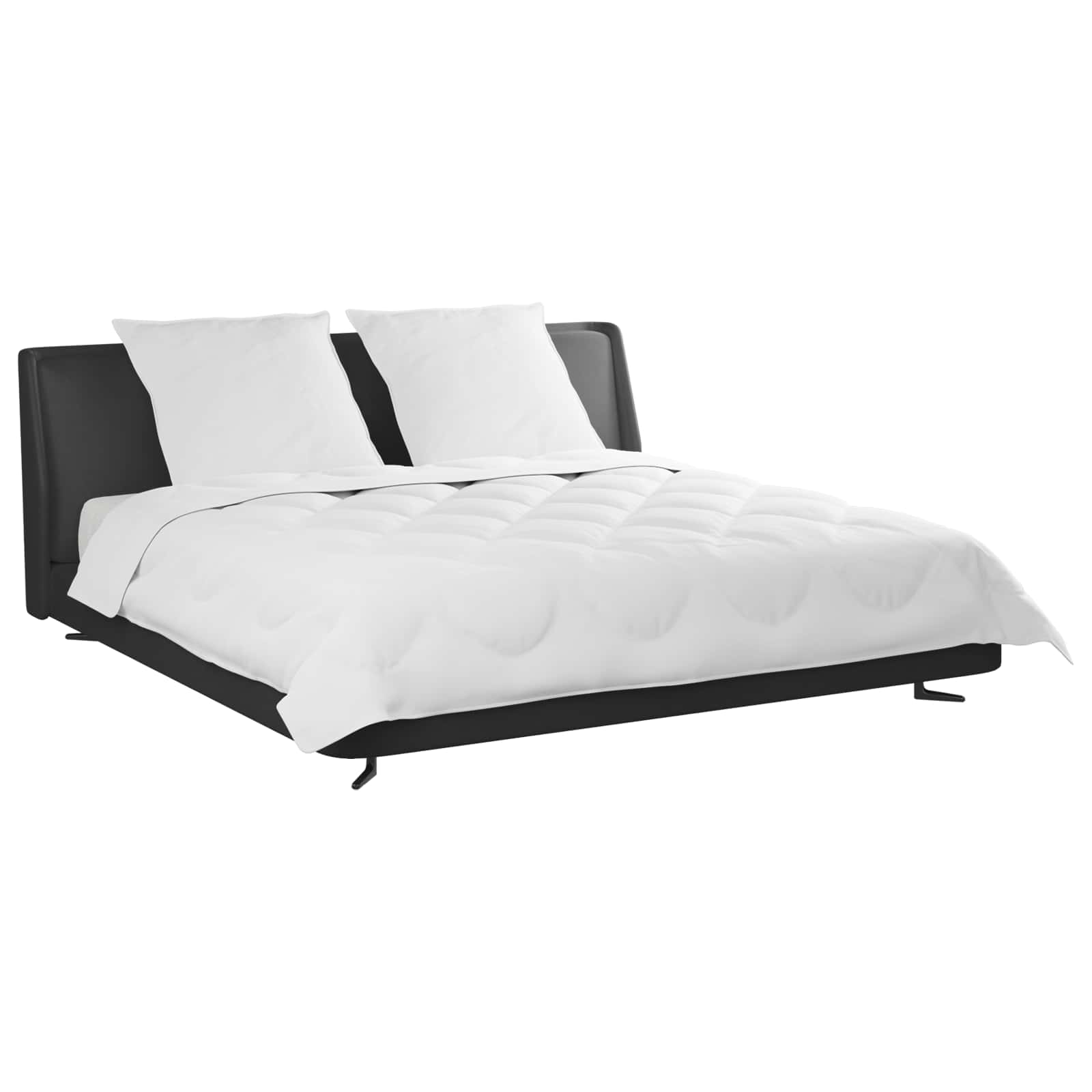 Duvet za sve sezone s jastukom 3 pcs Bijelo Mikrovlakna