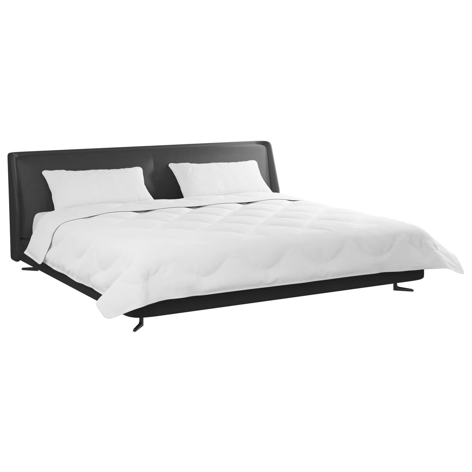 Duvet s jastucima s jastukom 3 pcs Bijelo Mikrofibra i Pero