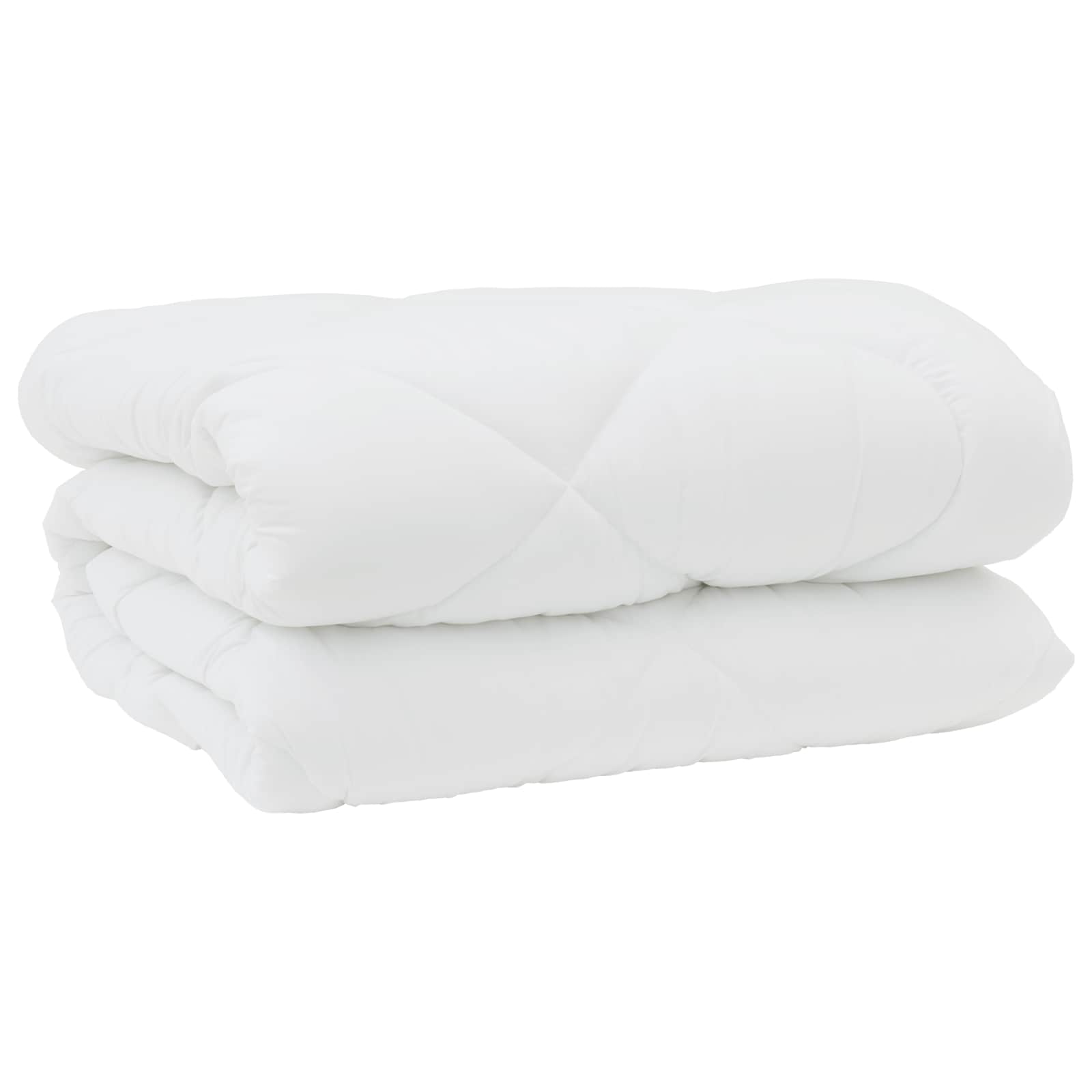 Duvet s jastucima s jastukom 3 pcs Bijelo Mikrofibra i Pero