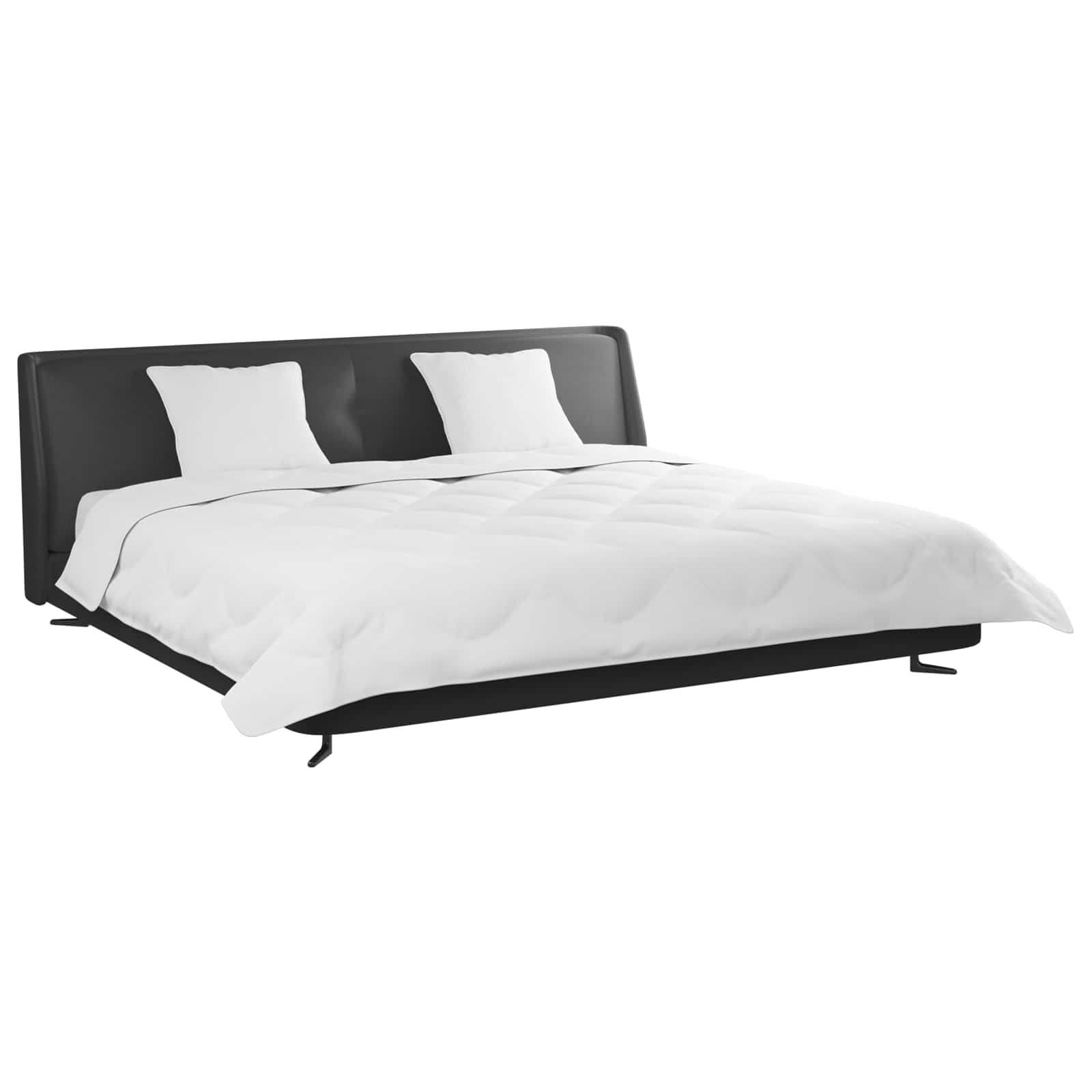 Duvet s jastucima s jastukom 3 pcs Bijelo Mikrofibra i Pero