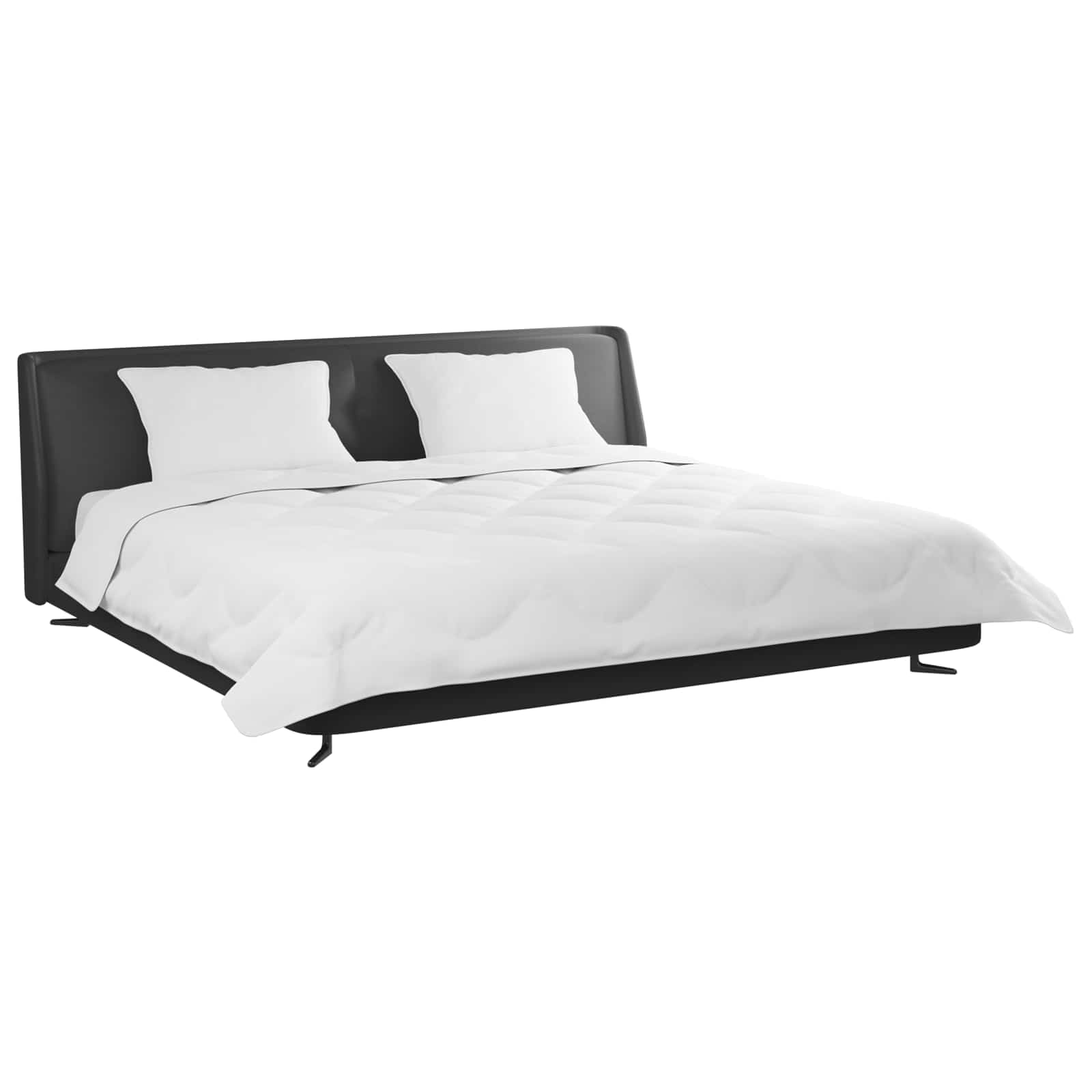 Duvet s jastucima s jastukom 3 pcs Bijelo Mikrofibra i Pero