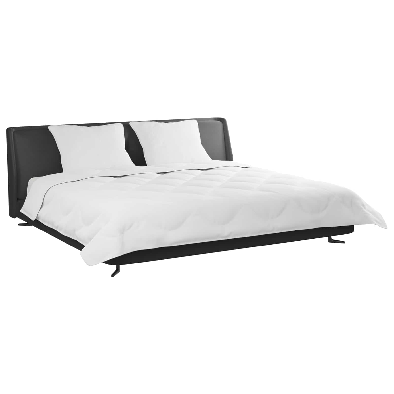 Duvet s jastucima s jastukom 3 pcs Bijelo Mikrofibra i Pero