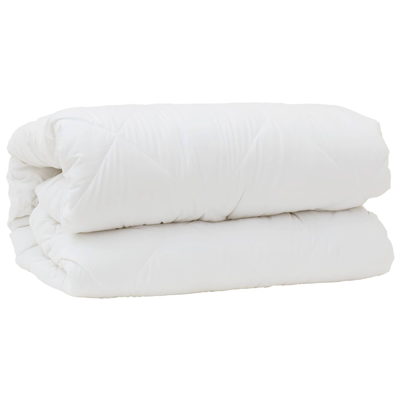 Set deka s jastukom 3 pcs Bijelo Mikrofibra i Pero