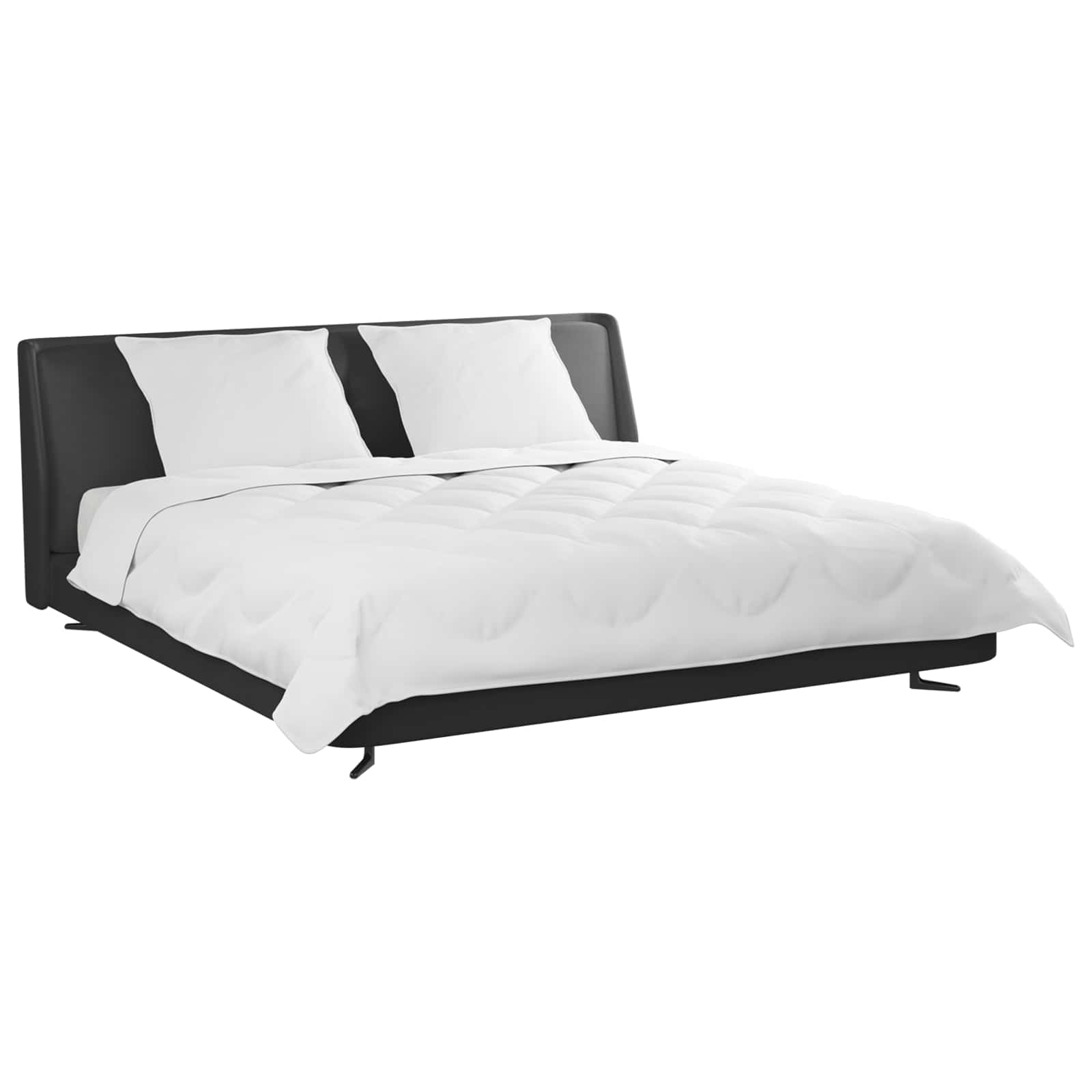 Duvet s jastucima s jastukom 3 pcs Bijelo Mikrovlakna