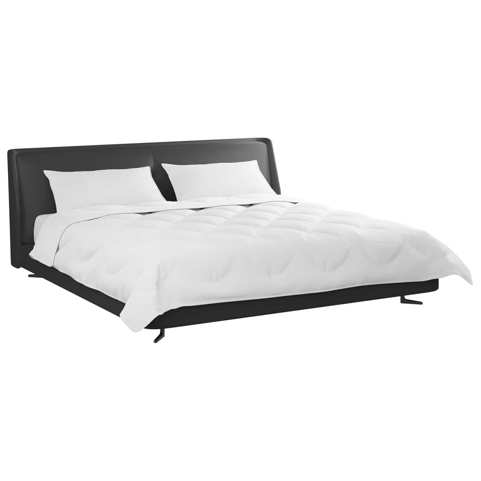 Duvet s jastucima s jastukom 3 pcs Bijelo Mikrovlakna