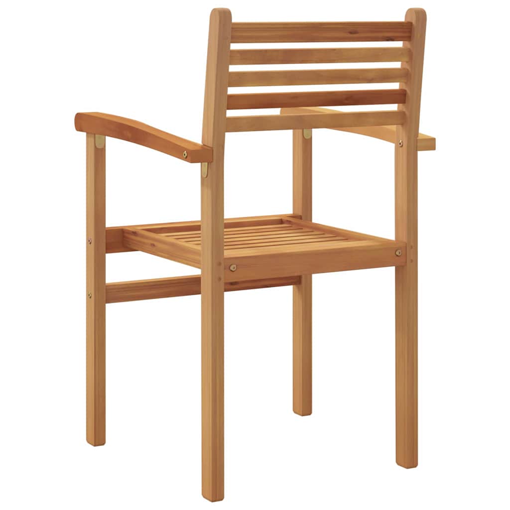 Stolica 6 pcs Smeđa 56 x 55 x 90.5 cm Čvrsto teak drvo