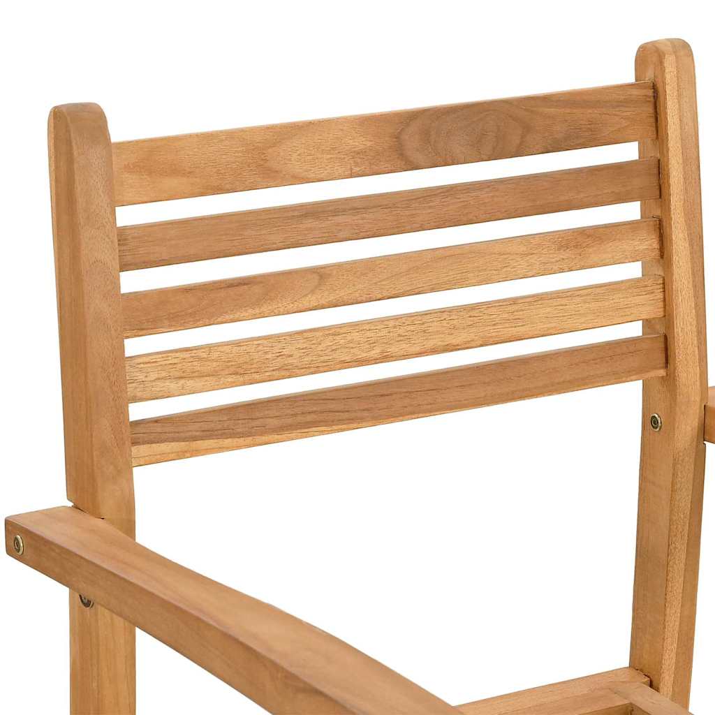 Stolica 8 pcs Smeđa 56 x 55 x 90.5 cm Čvrsto teak drvo