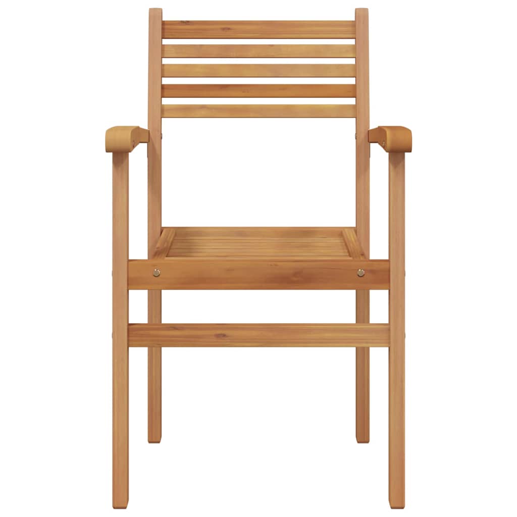 Stolica 8 pcs Smeđa 56 x 55 x 90.5 cm Čvrsto teak drvo