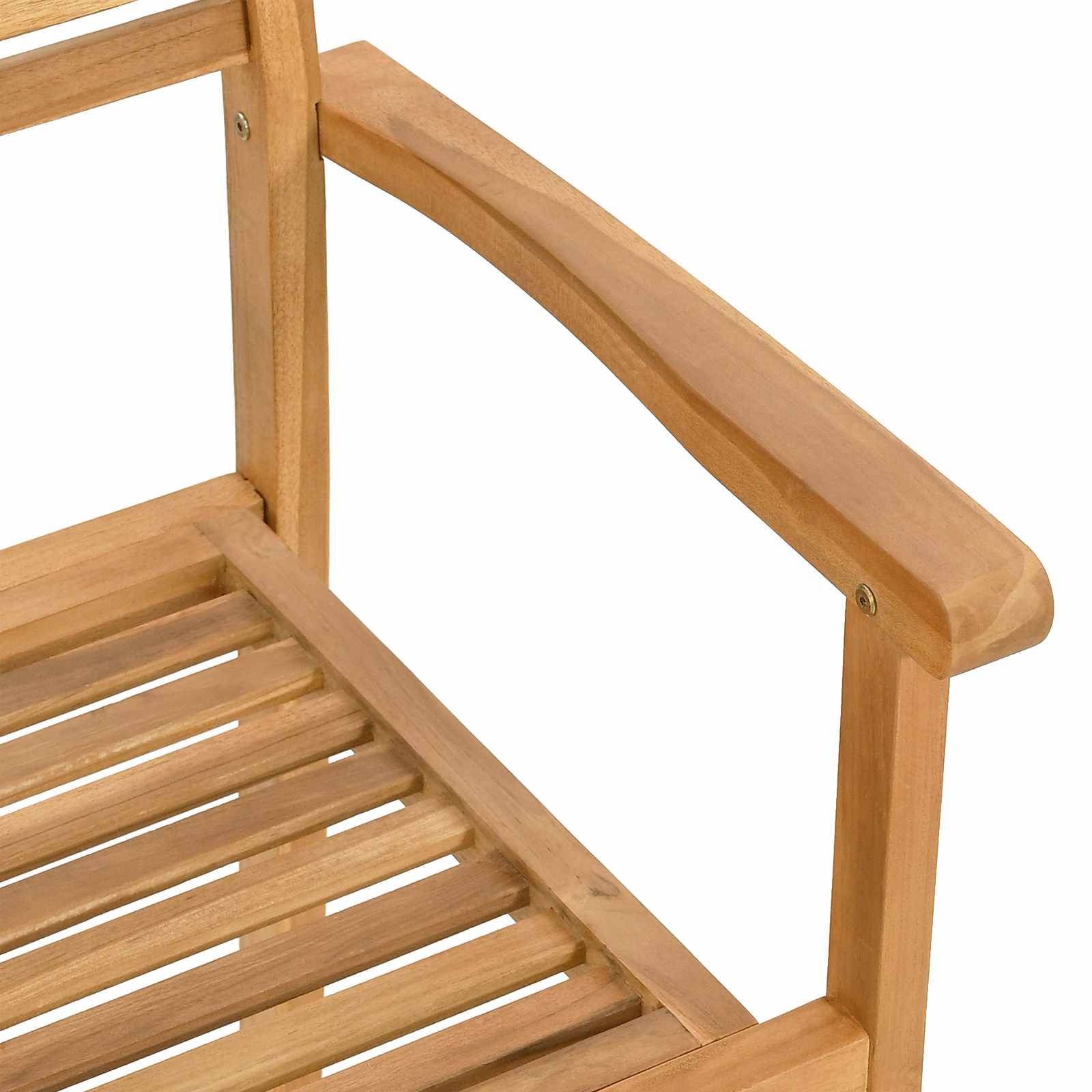 Vrtni set za objed 9 pcs Smeđa Čvrsto teak drvo