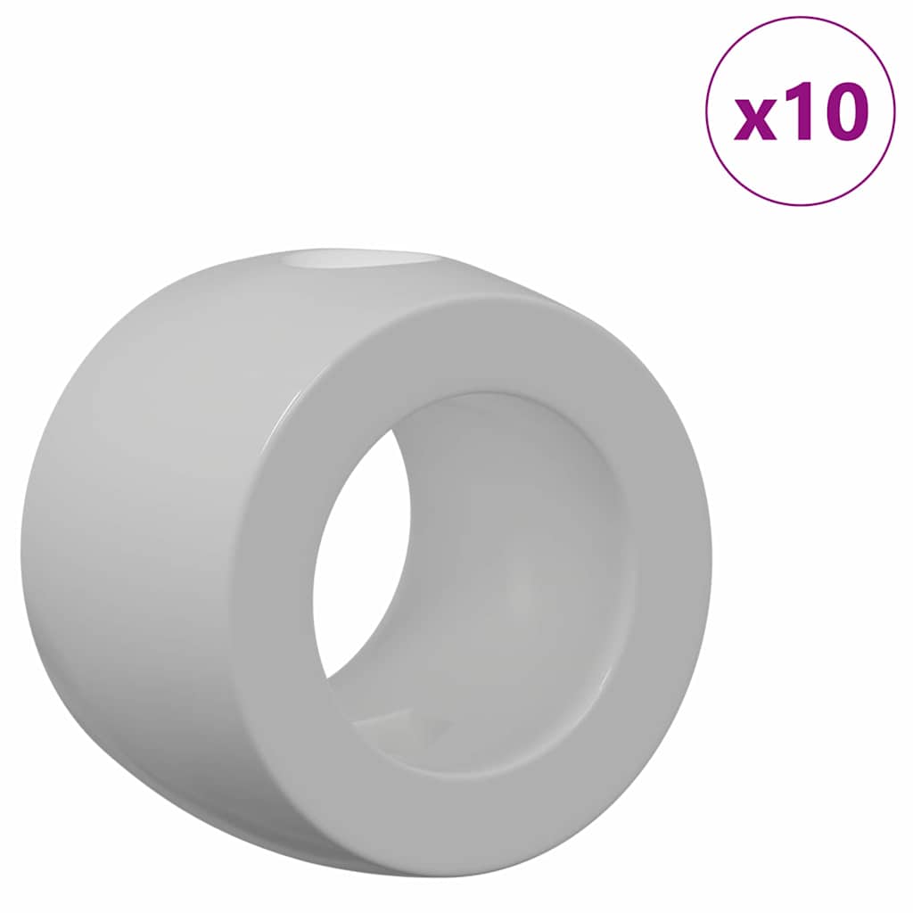 Ležajevi za stol za stoni nogomet 10 pcs Crna 3 x 3 x 2,1 cm PP