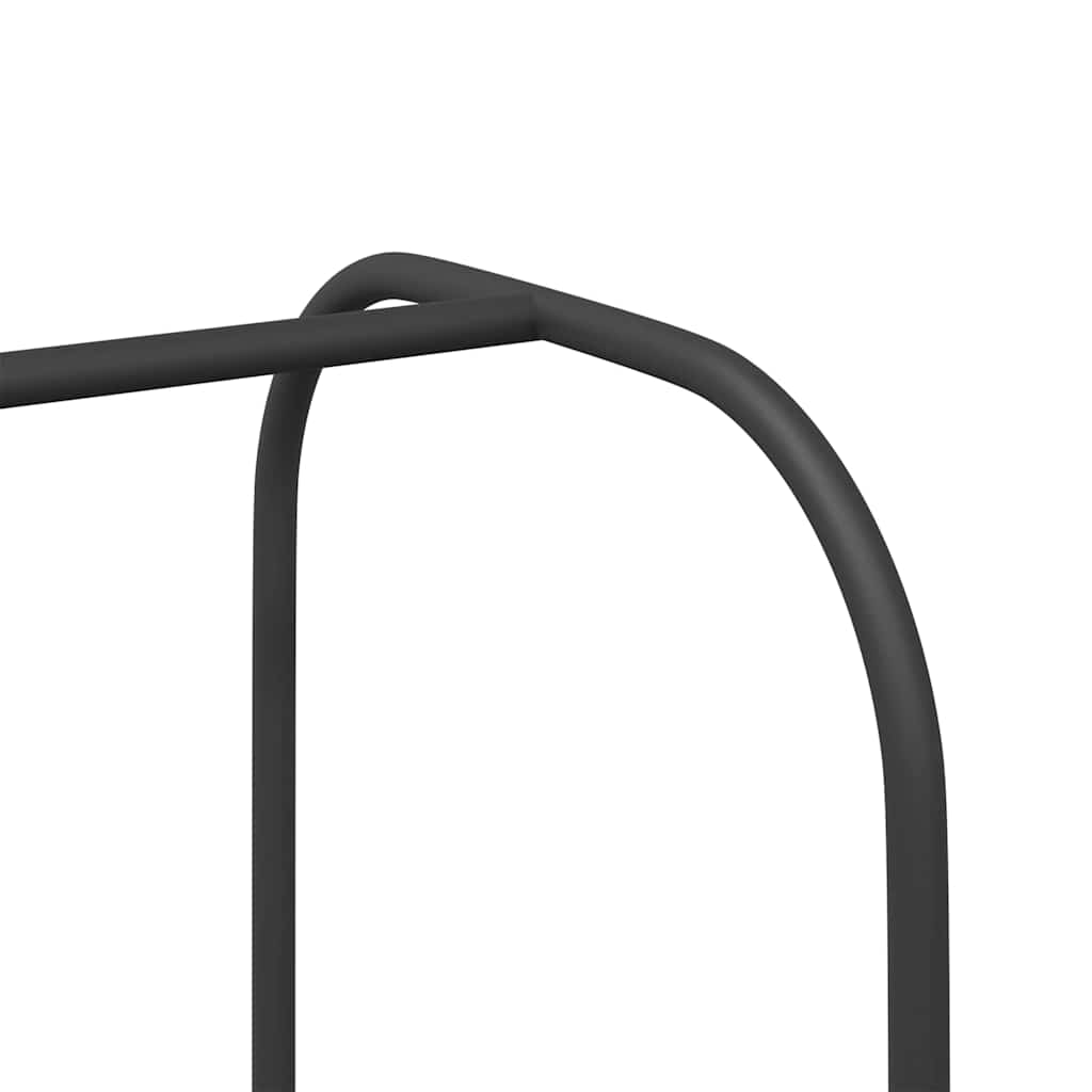 Stalak za odjeću Crna 100 x 44 x 160 cm Konstruirano drvo