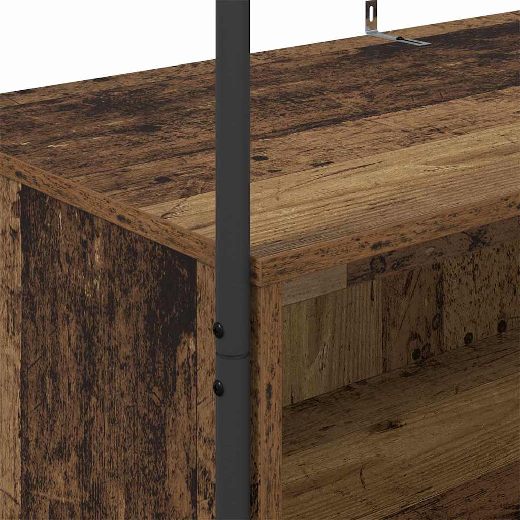 Stalak za odjeću s pohranom Smeđi hrast 100 x 44 x 160 cm