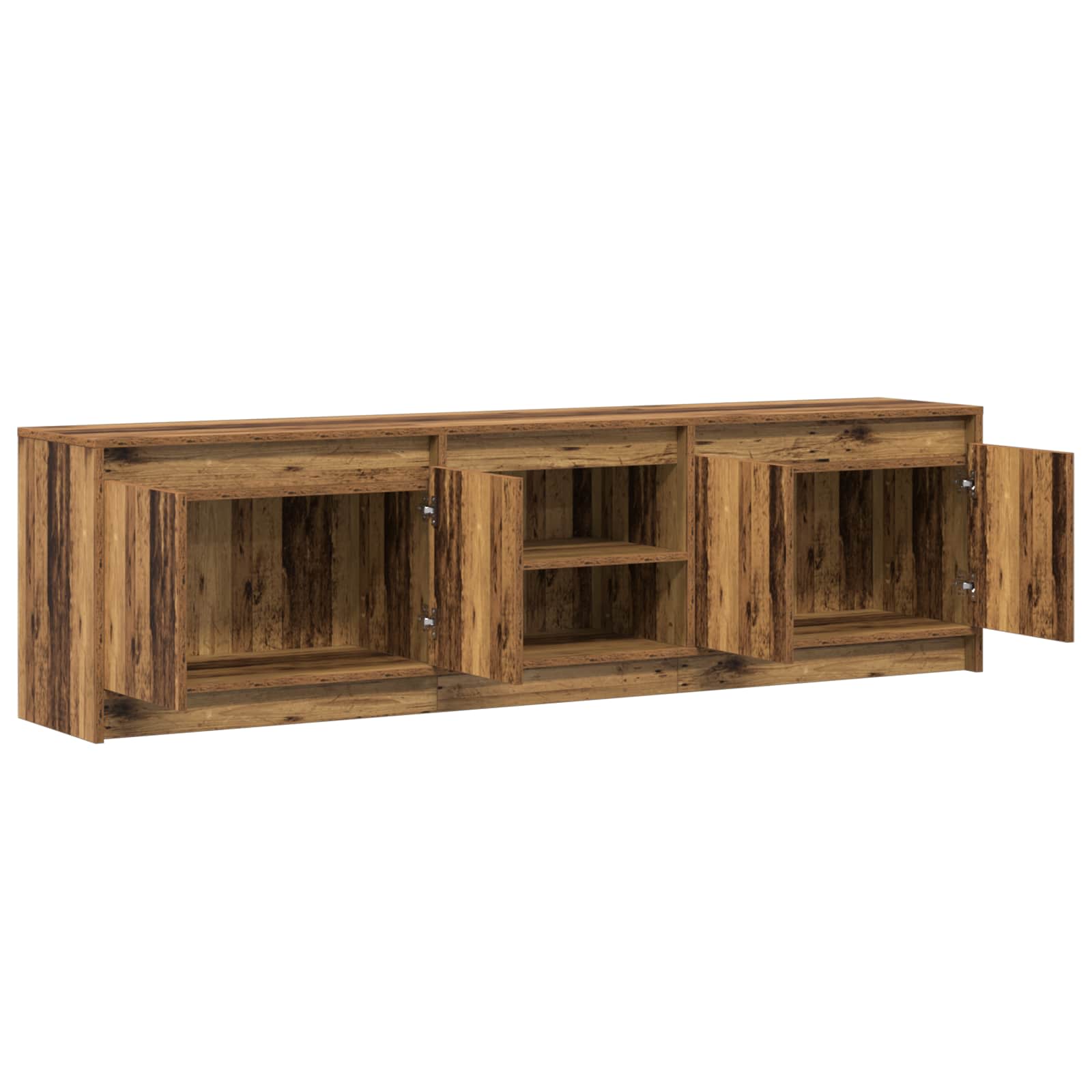 TV Jedinice 2 pcs Smeđa 180 x 34 x 50 cm Konstruirano drvo