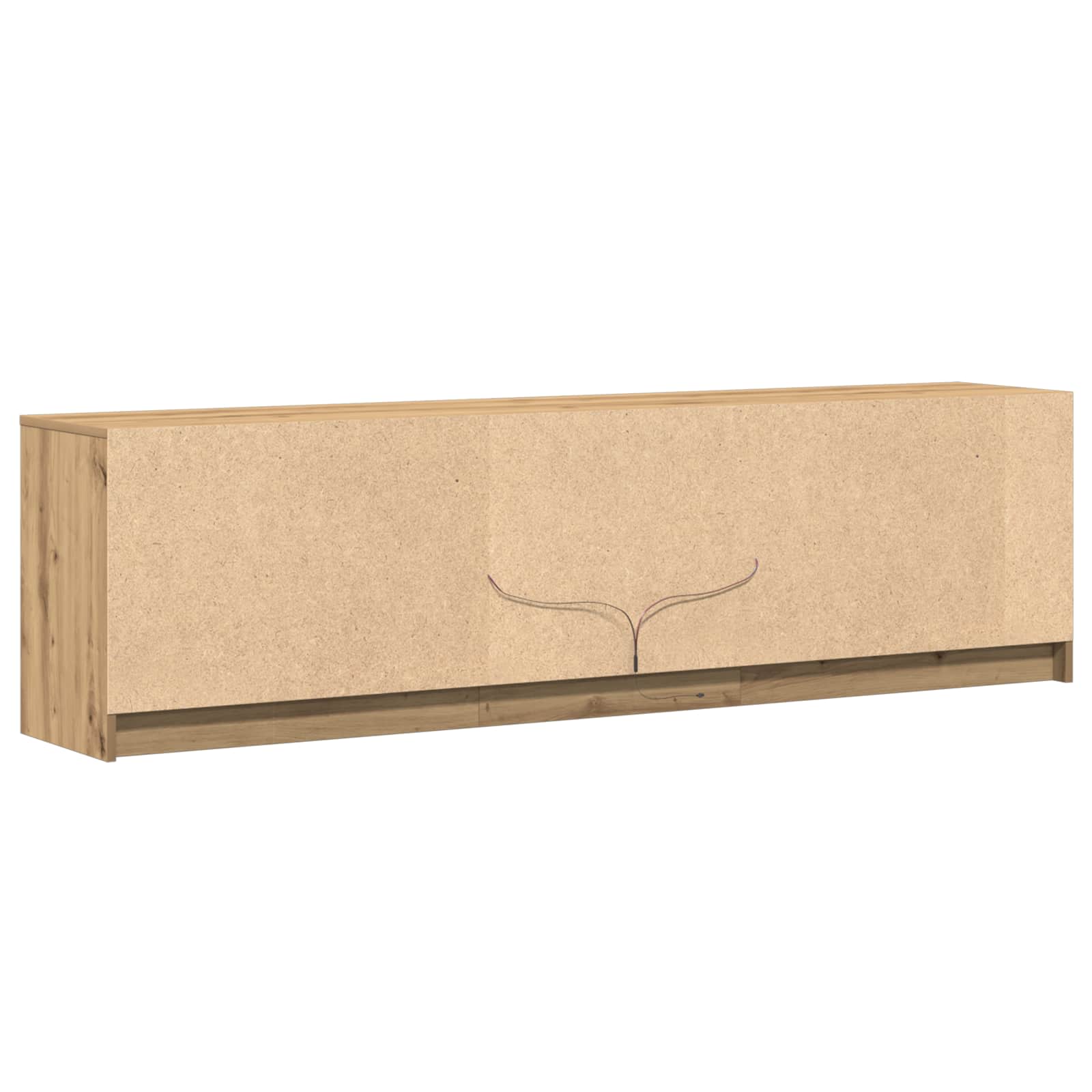 TV Jedinice 2 pcs Smeđa 180 x 34 x 50 cm Konstruirano drvo