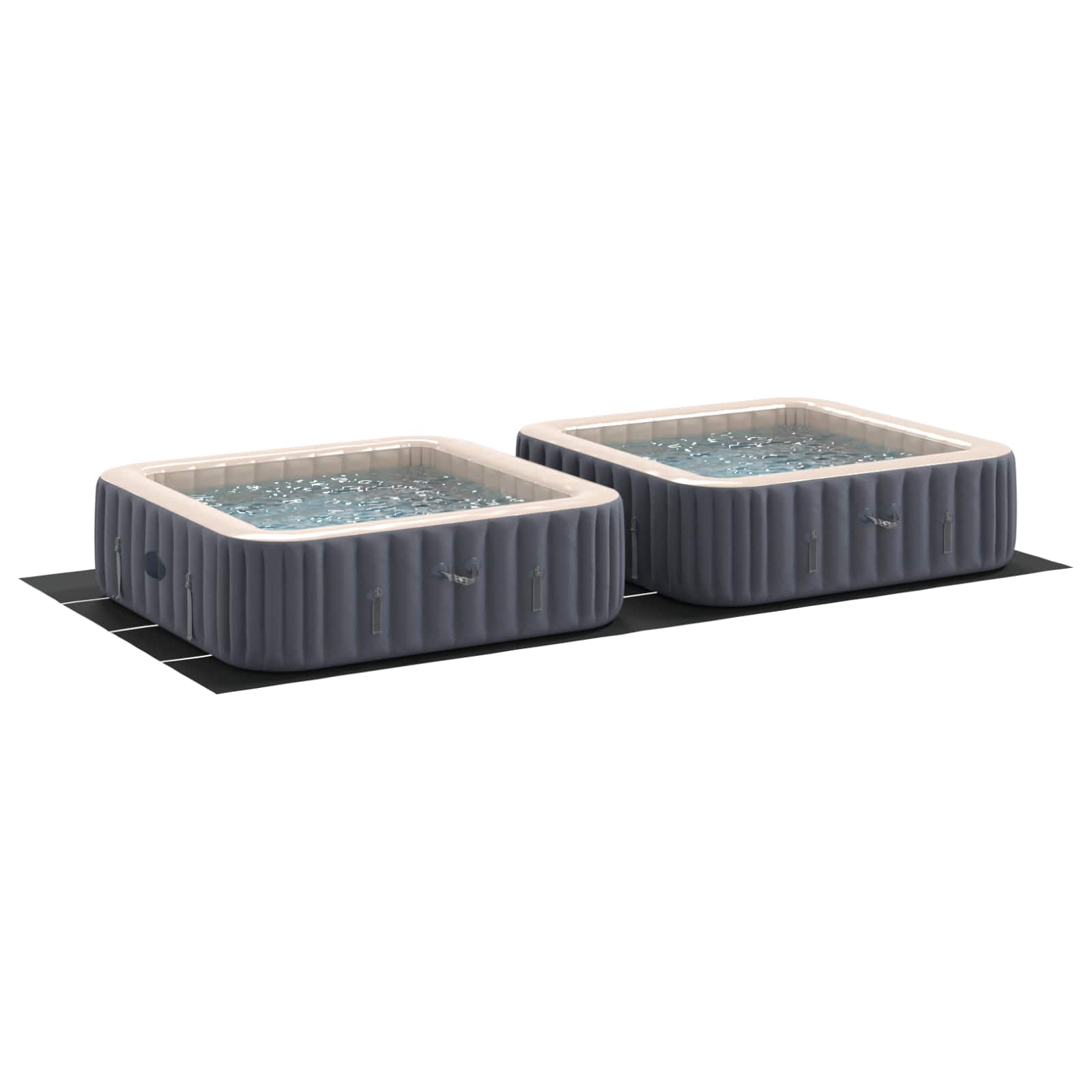 Podni sheet za bazen Crna 820 x 420 x 0,1 cm Neslojno platno
