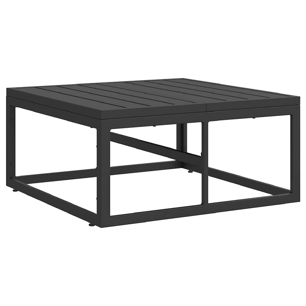 Sjedeća garnitura za vrt 4 pcs Crna Metal