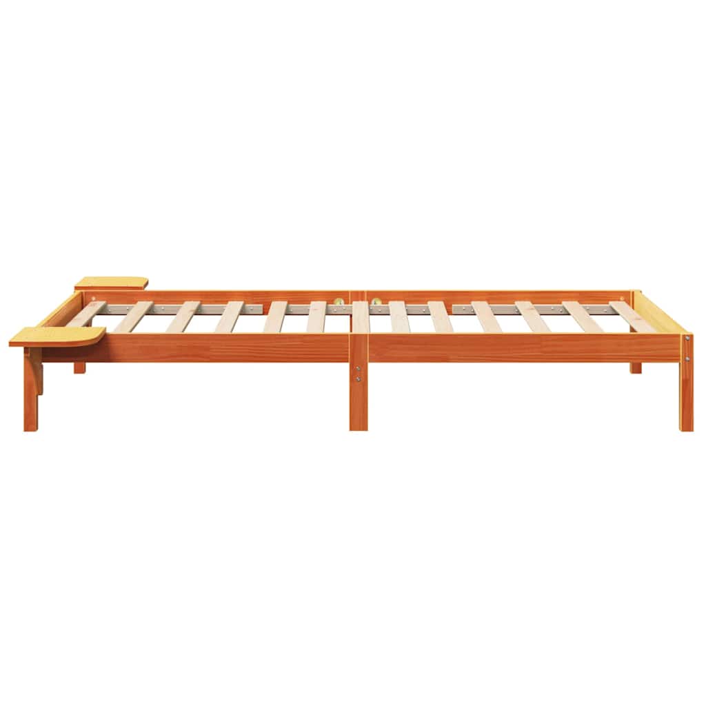 Krevetna konstrukcija Vosak smeđa 75 x 190 cm