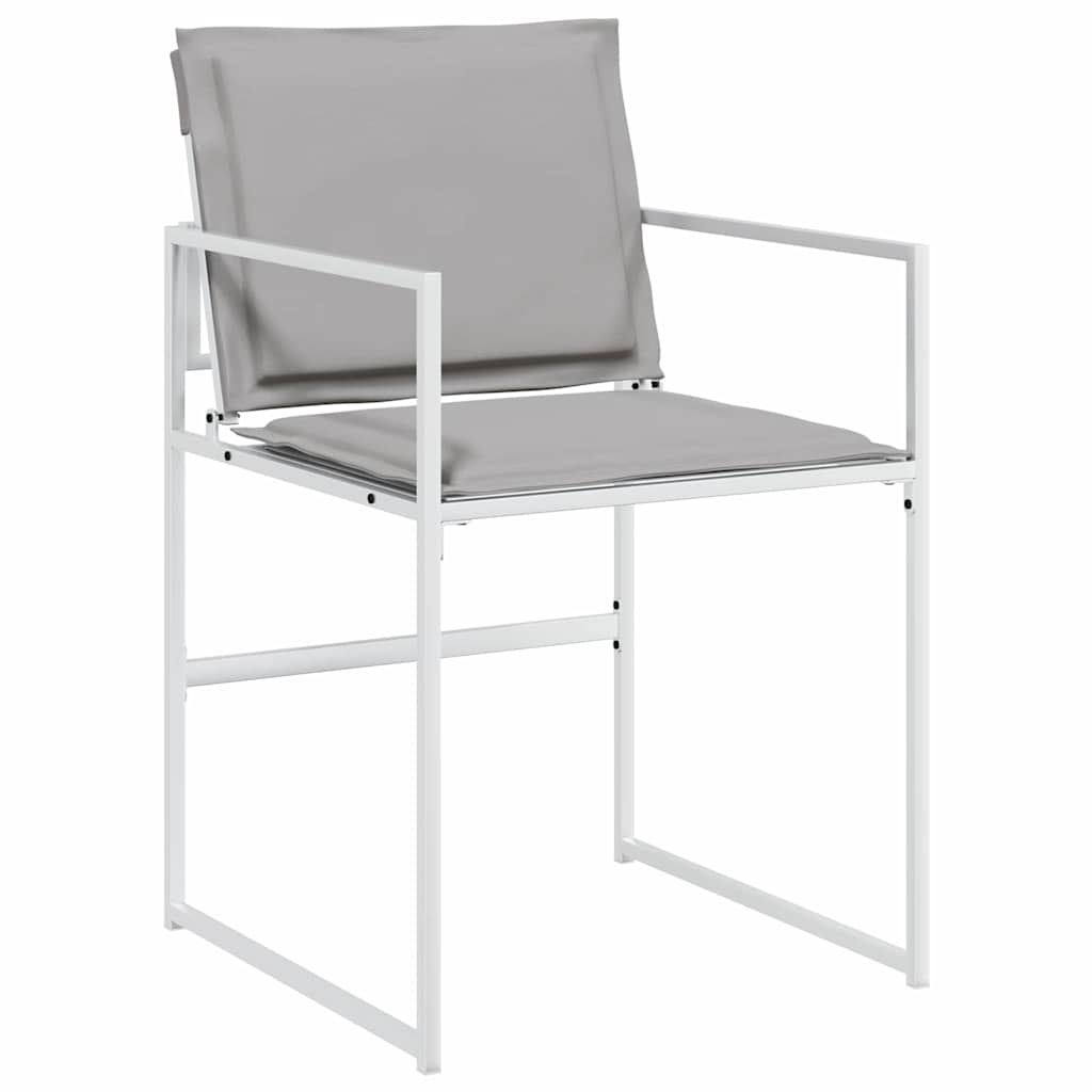 Vrtni set za objed 5 pcs Bijela 140 x 70 x 73 cm