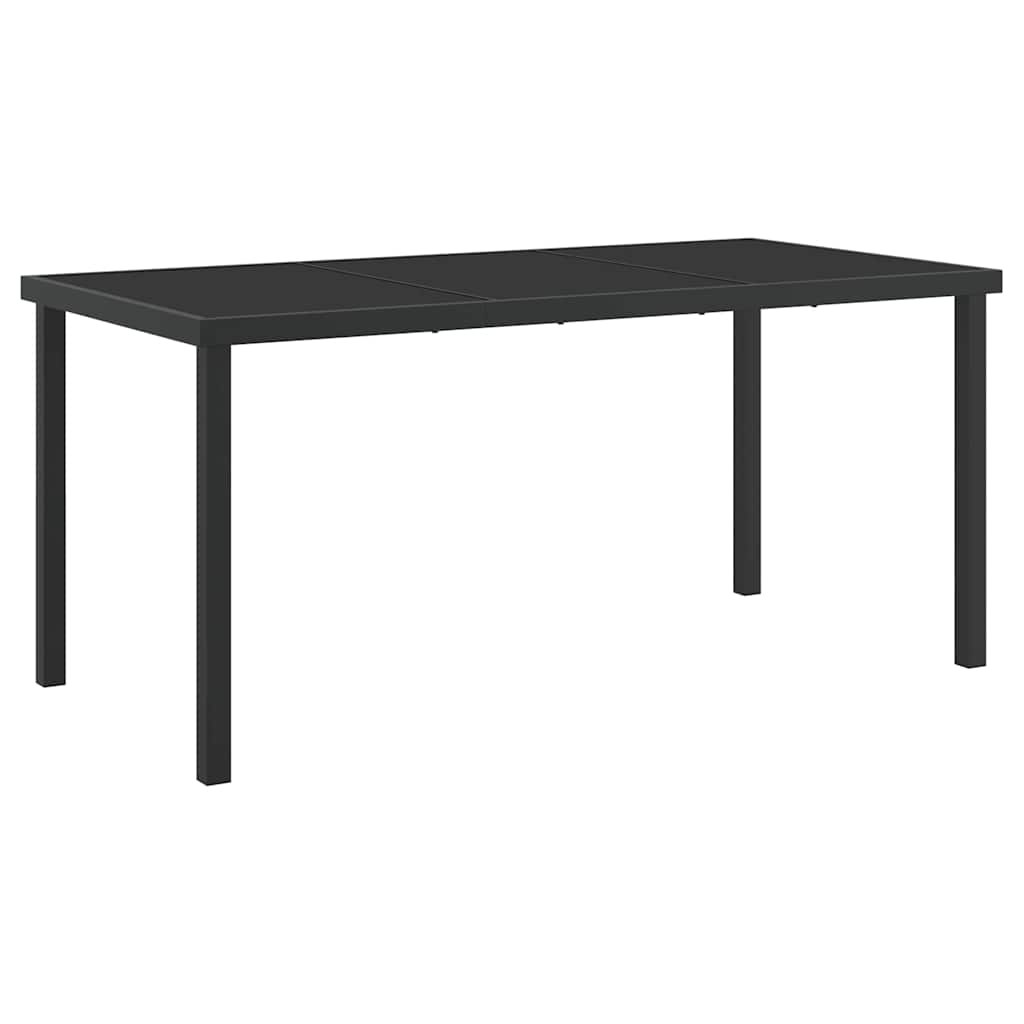Vrtni set za objed 5 pcs Svijetlo siva poliratan