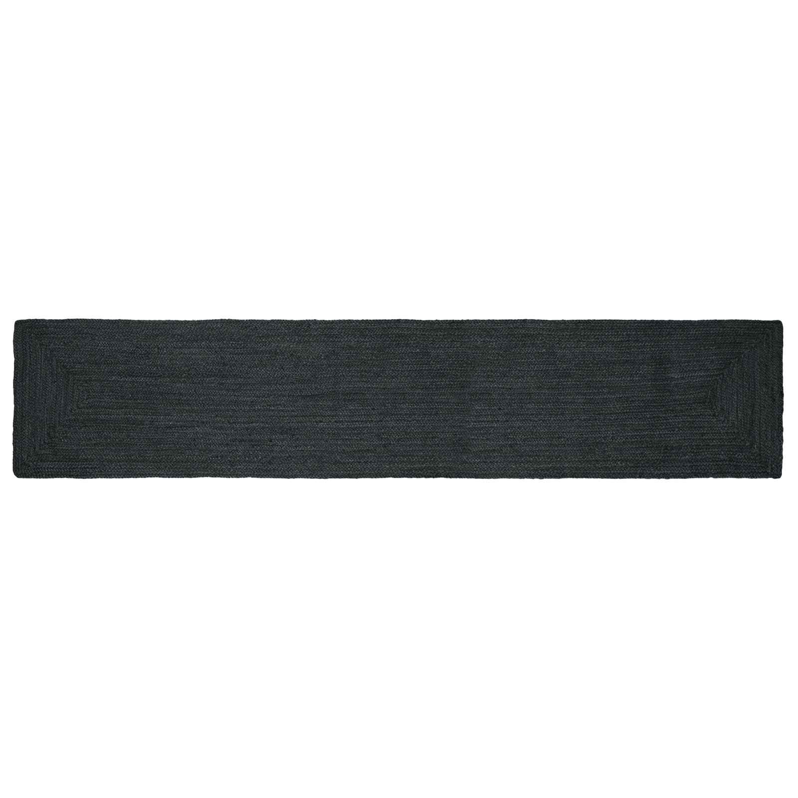 Tepisi za područja Pravokutni Tamnosiva 80 x 400 cm Juta