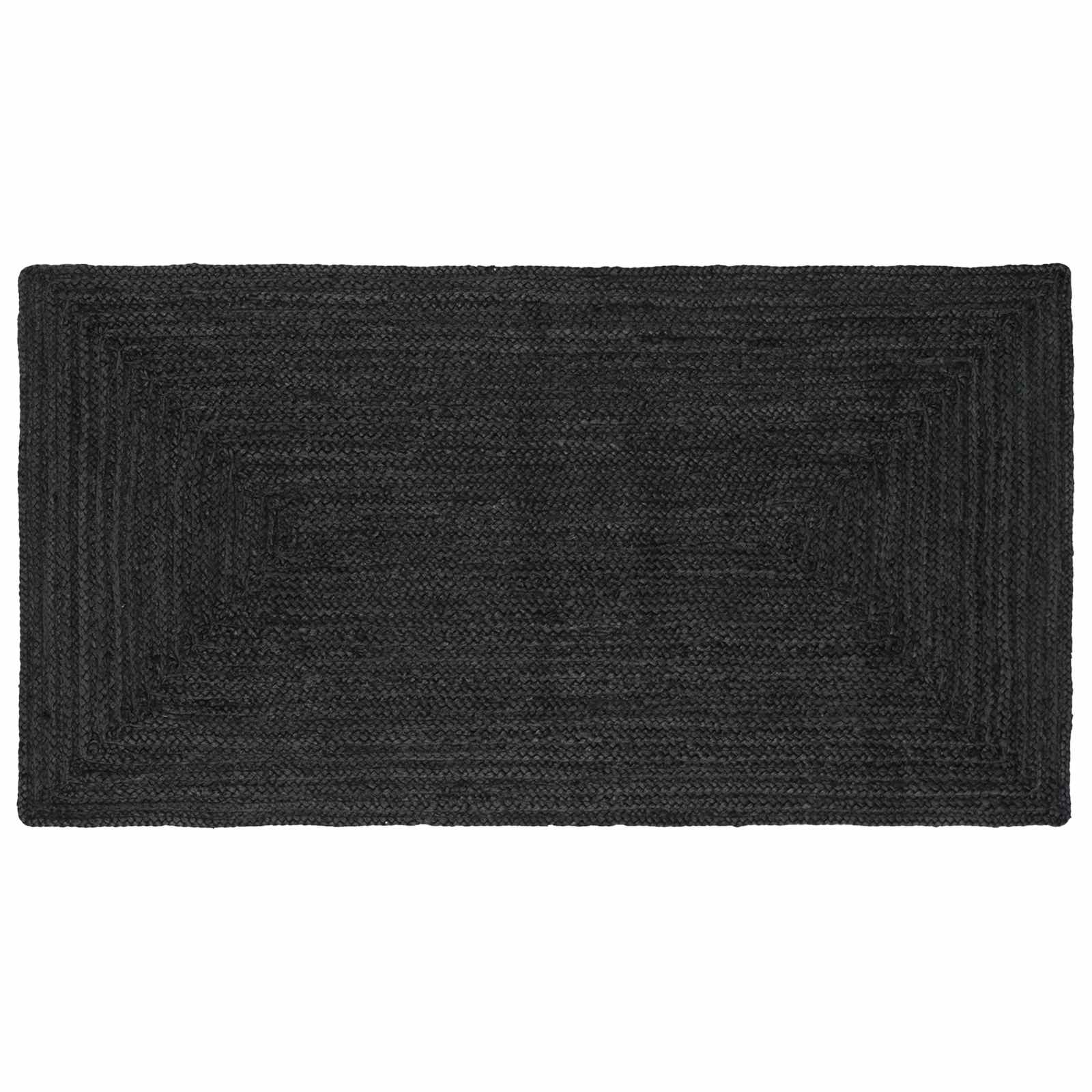 Tepisi za područja Pravokutni Tamnosiva 100 x 200 cm Juta