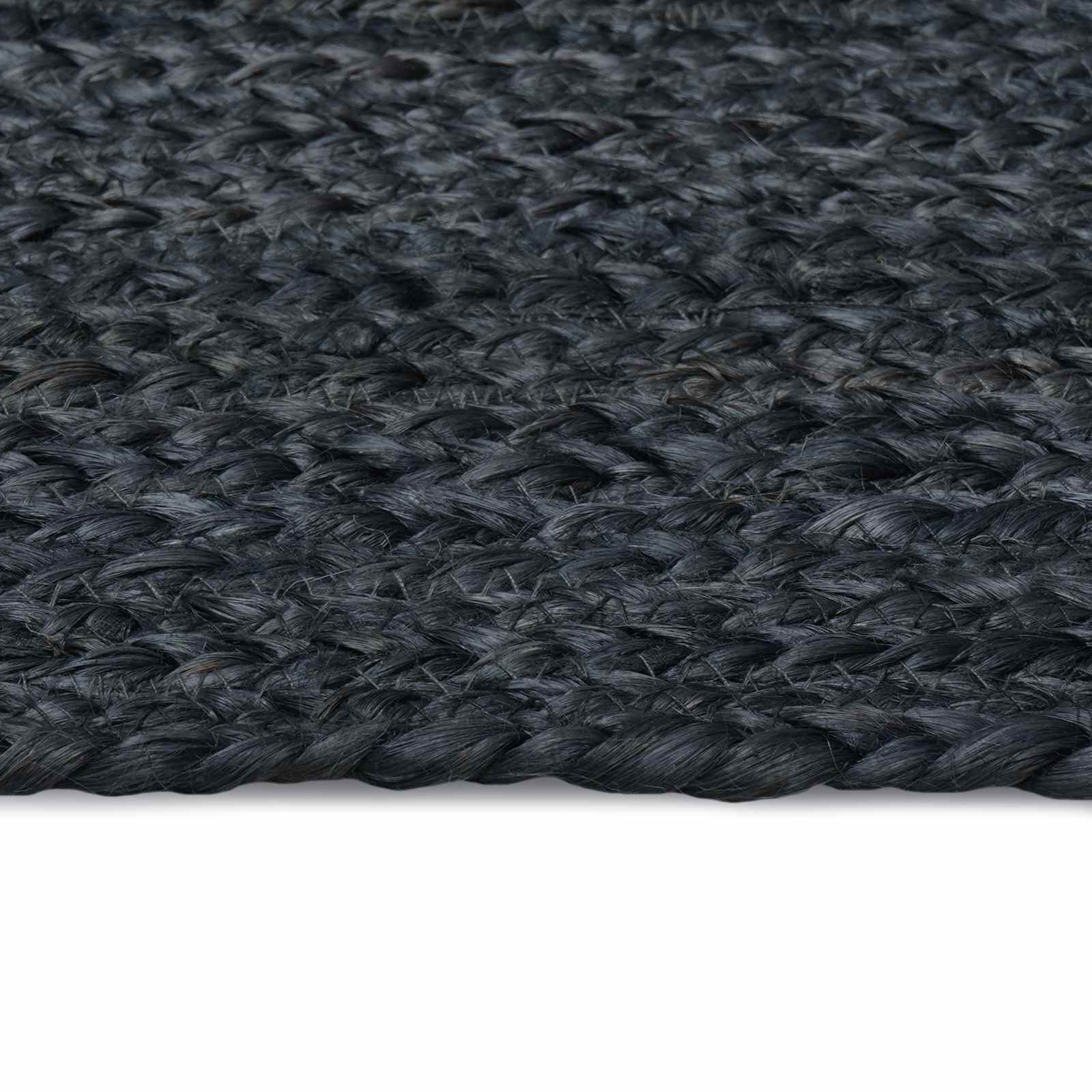 Tepisi za područja Pravokutni Tamnosiva 300 x 300 cm Juta