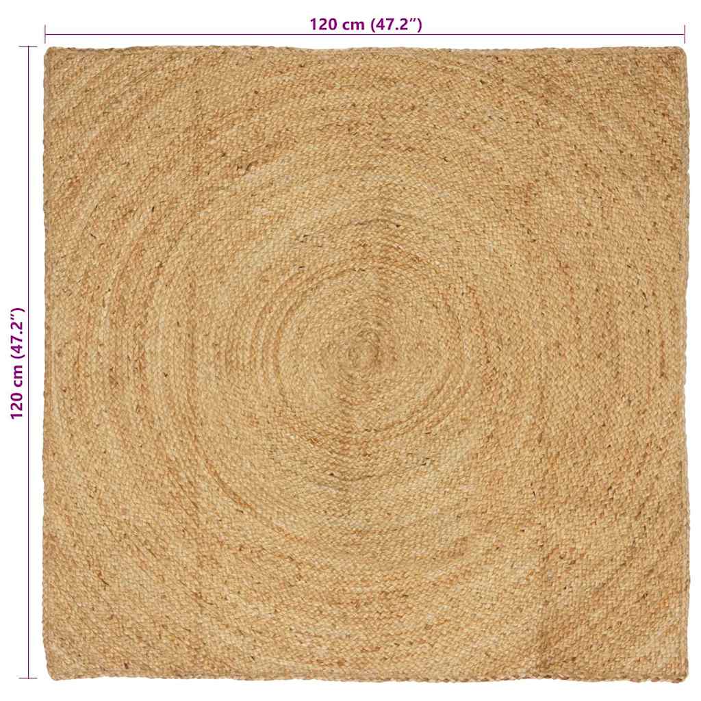 Tepisi za područja Prirodna 120 x 120 cm Juta