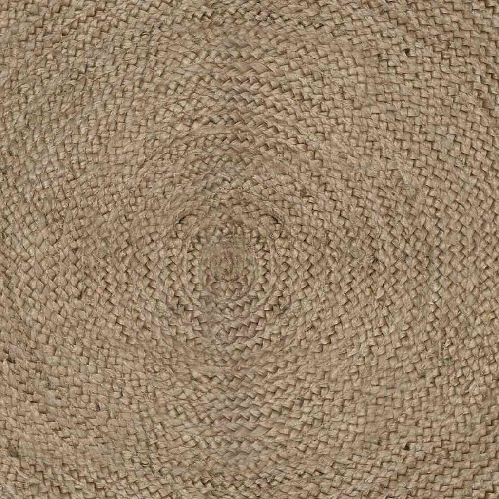 Tepisi za područja Siva 160 x 160 cm Juta