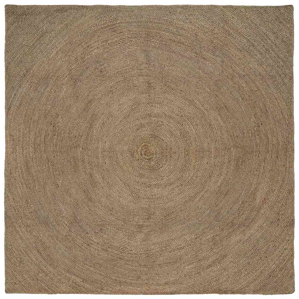 Tepisi za područja Siva 200 x 200 cm Juta