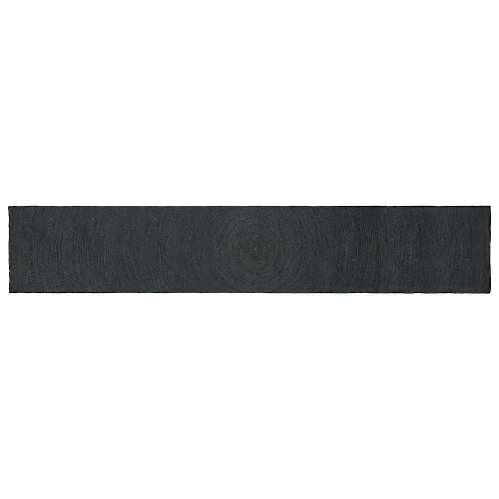 Tepisi za područja Tamnosiva 60 x 400 cm Juta