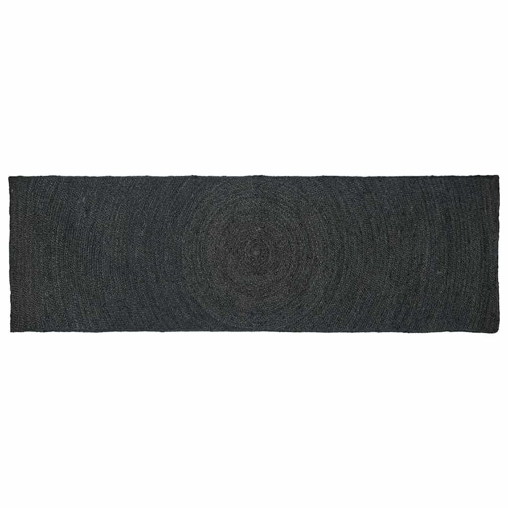 Tepisi za područja Tamnosiva 80 x 300 cm Juta