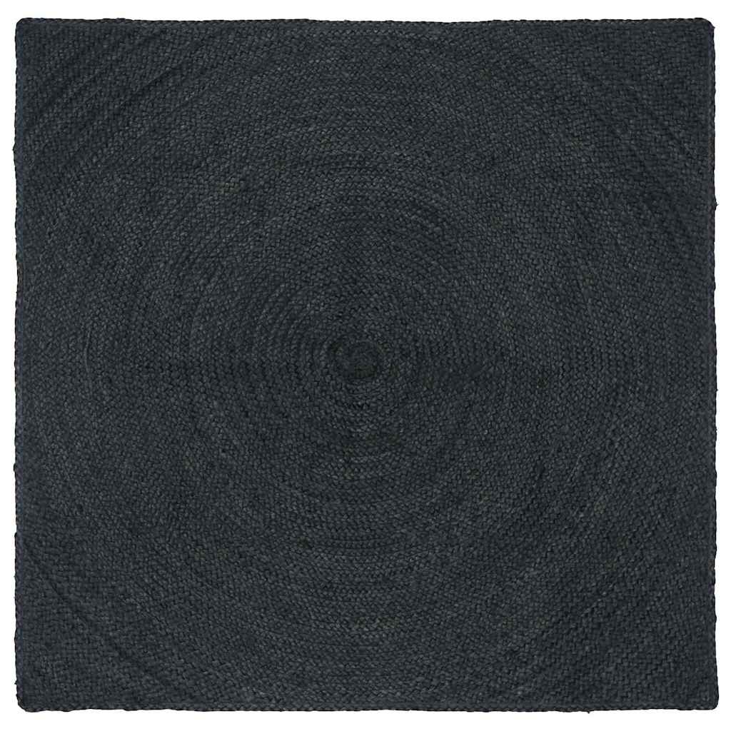 Tepisi za područja Tamnosiva 160 x 160 cm Juta