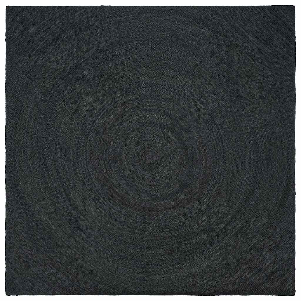 Tepisi za područja Tamnosiva 300 x 300 cm Juta