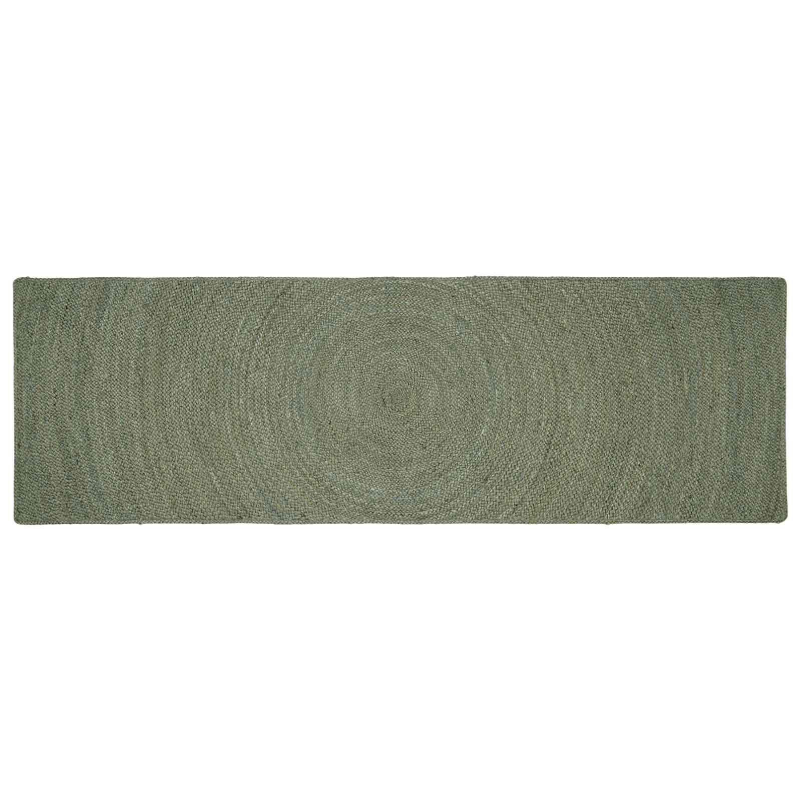 Tepisi za područja Maslinastozelena 80 x 200 cm Juta