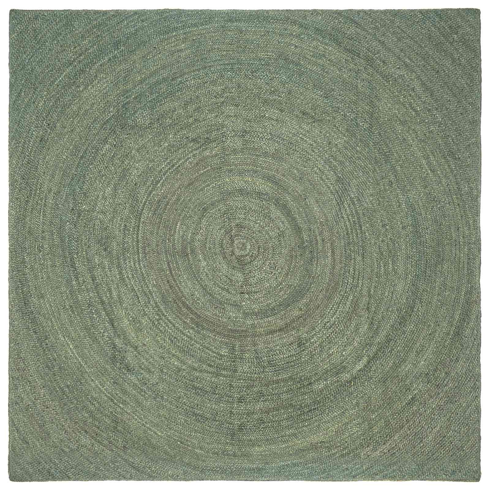 Tepisi za područja Maslinastozelena 200 x 200 cm Juta