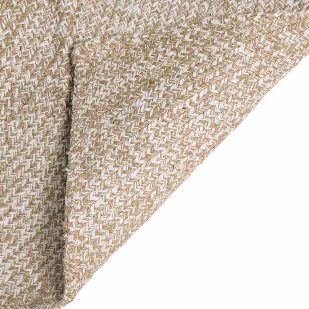 Tepisi za područja Prirodna i bijela 60 x 250 cm Juta