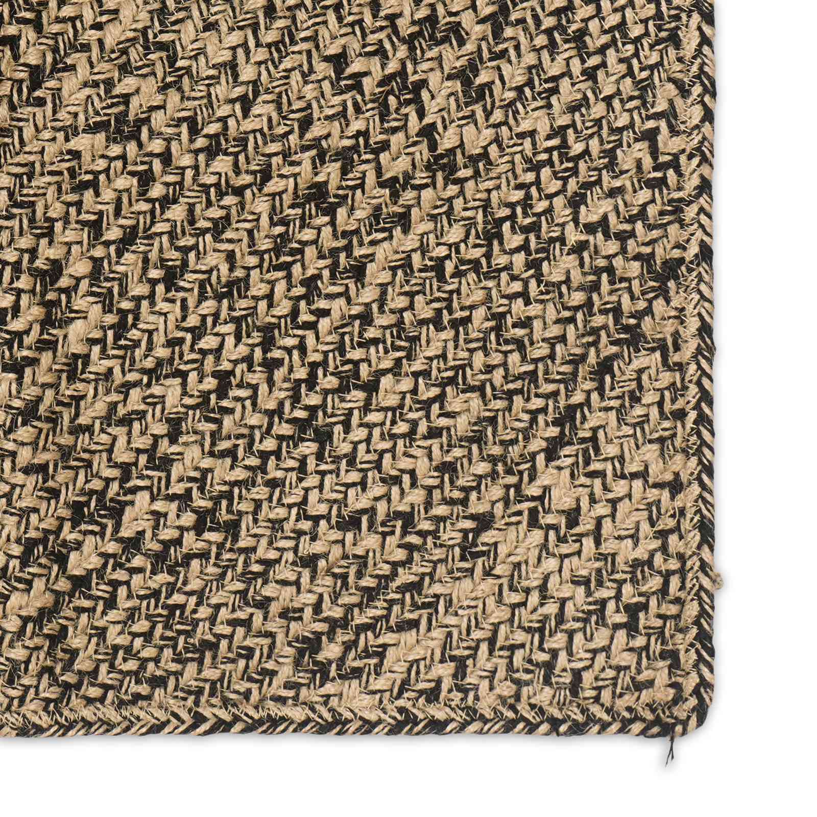 Tepisi za područja Prirodna i crna 140 x 200 cm Juta