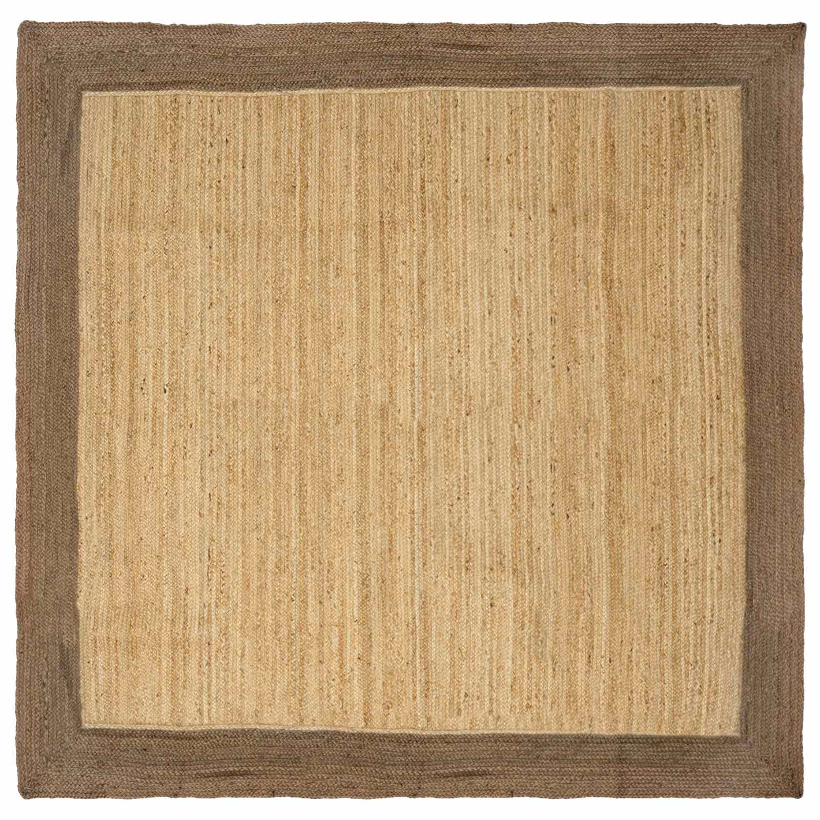 Tepisi za područja Siva 300 x 300 cm Juta