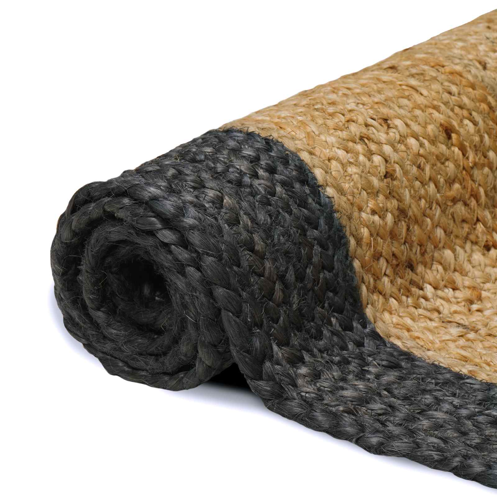 Tepisi za područja Tamnosiva 60 x 110 cm Juta