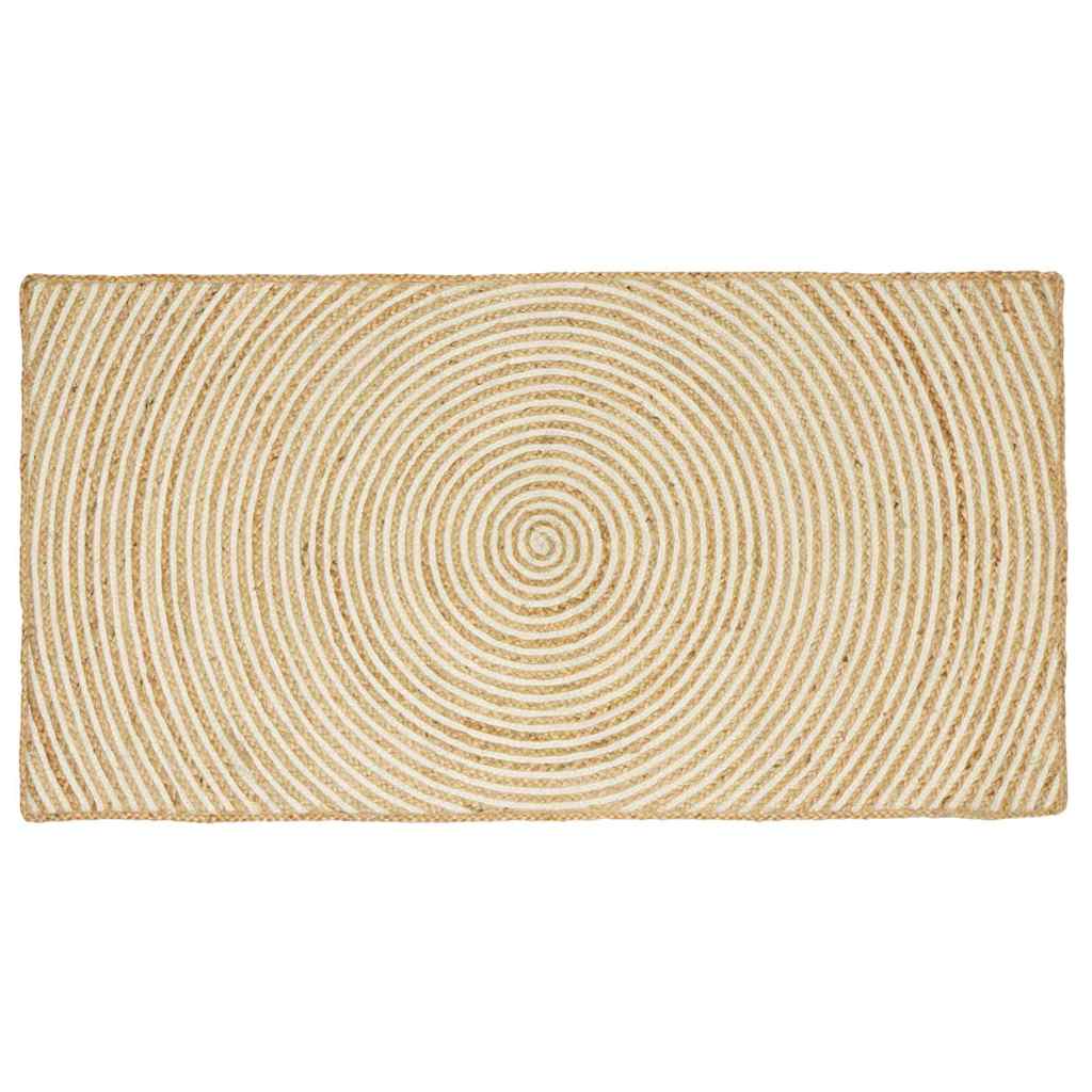 Tepisi za područja Bijela 60 x 110 cm Juta