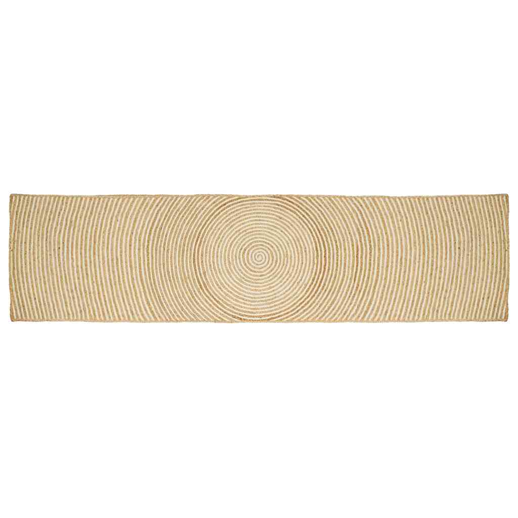 Tepisi za područja Bijela 80 x 400 cm Juta