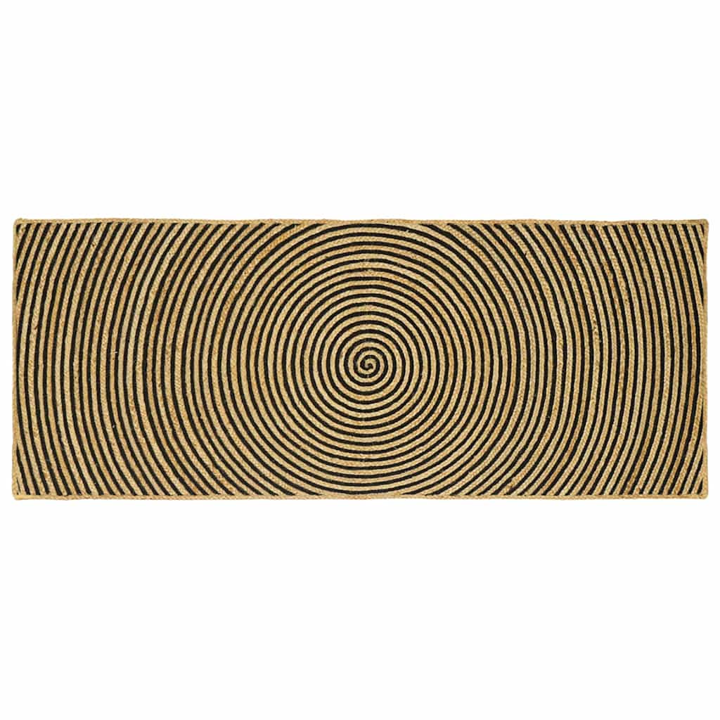 Tepisi za područja Crna 80 x 200 cm Juta