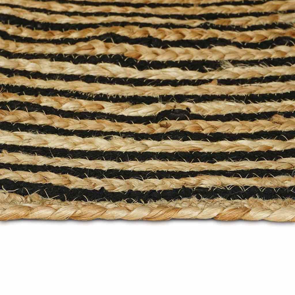 Tepisi za područja Crna 80 x 250 cm Juta