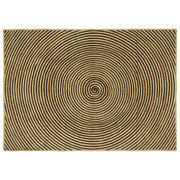 Tepisi za područja Crna 140 x 200 cm Juta