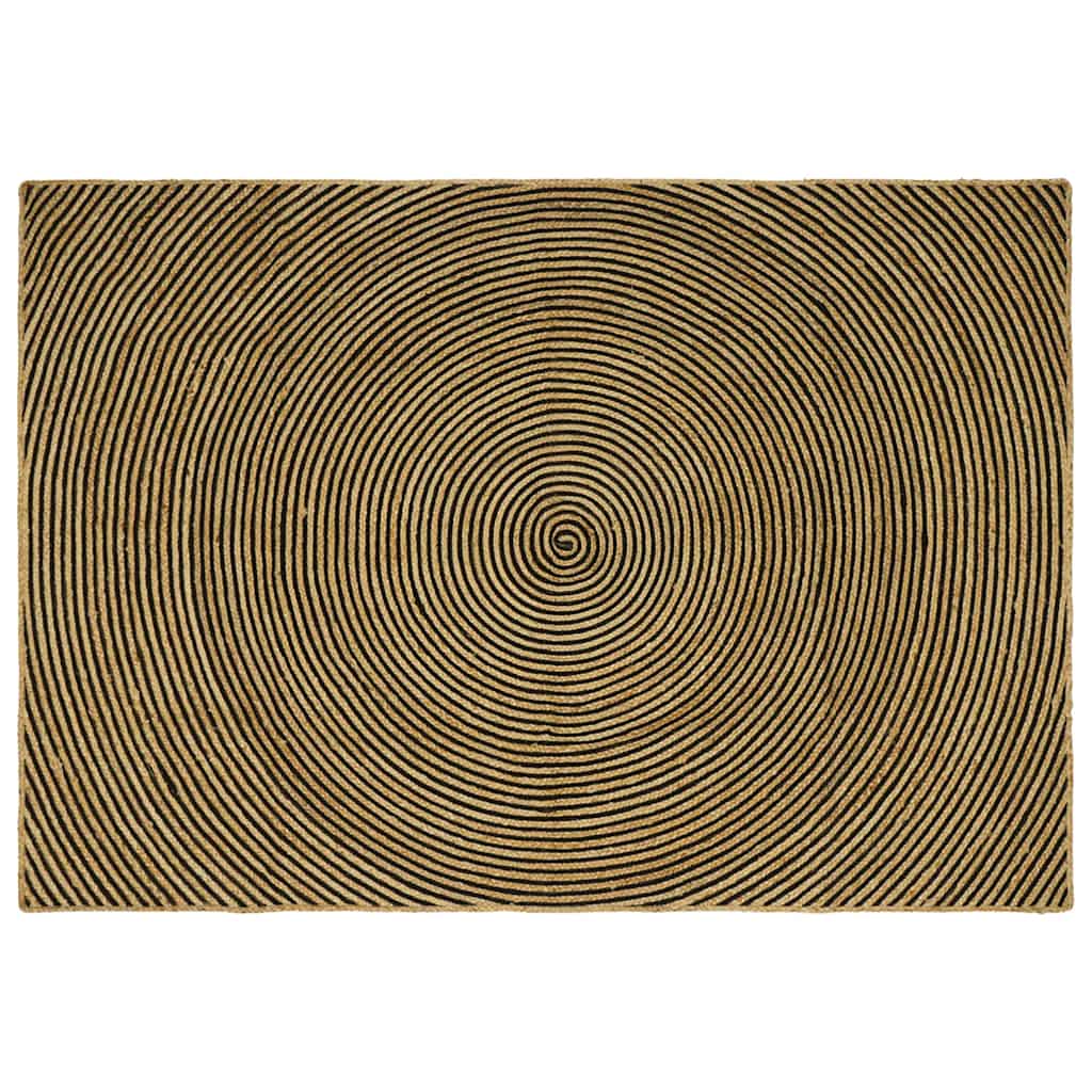 Tepisi za područja Crna 200 x 290 cm Juta