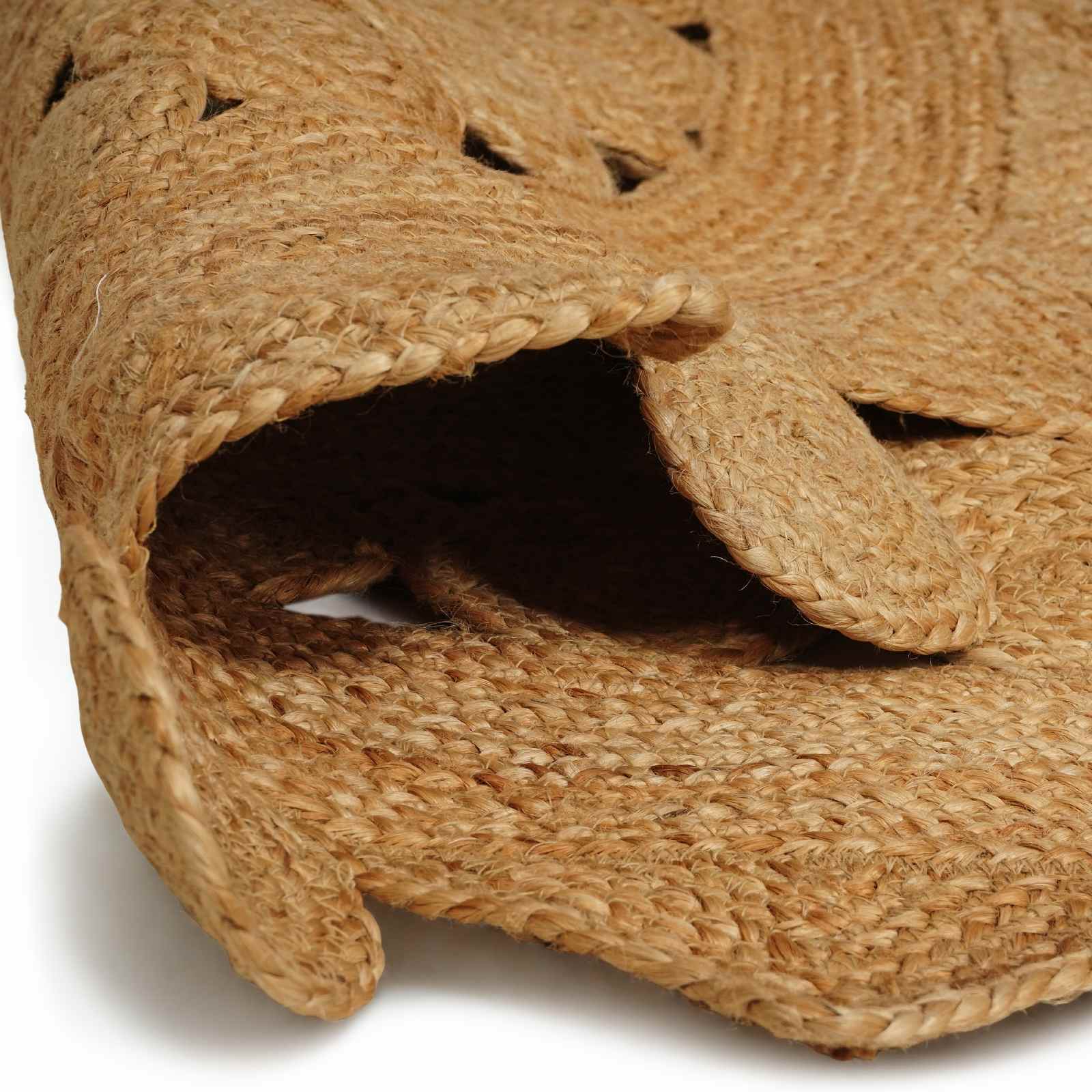 Tepisi za područja Prirodna Ø 210 cm Juta