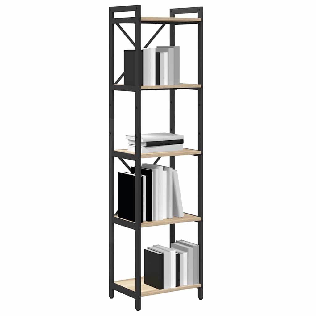 Polica Sonoma hrast 40 x 30 x 155 cm Konstruirano drvo